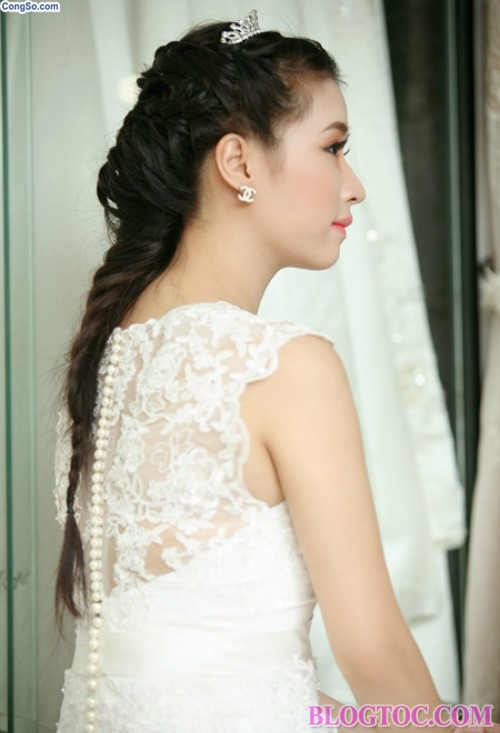Most beautiful bride hairstyle 2015 wedding season for girls choose 10