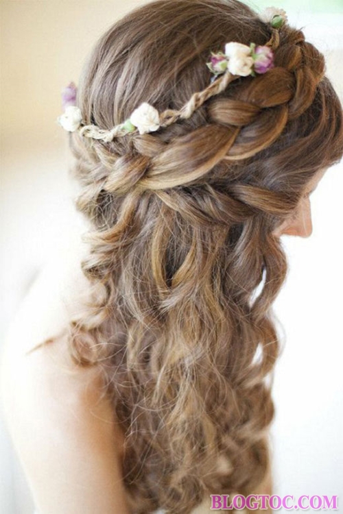 Beautiful bridal hairstyles accompanying the year of July