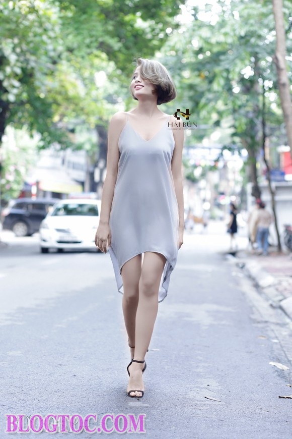 Tieu Thuy Linh's beautiful short hairstyles crazy young people 11