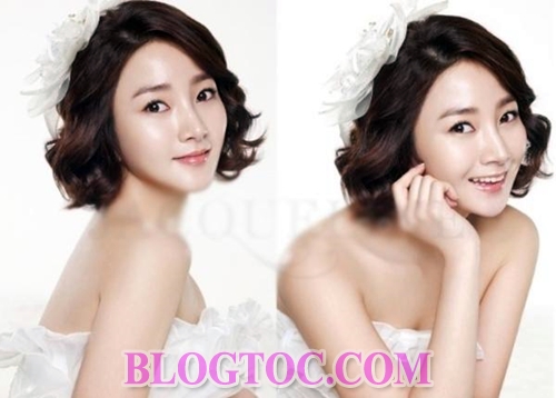 Beautiful and attractive Korean bridal hairstyles for your choice on your wedding day 4