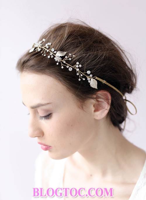 Trends in simple beautiful hairstyles for brides to choose on their big wedding day in summer 2015 8