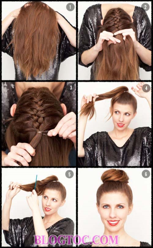 Beautiful hairstyles for the wedding party for your girlfriend to choose 6