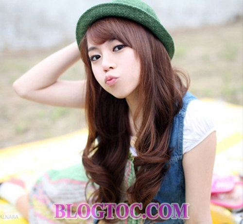 Korean cute long curly hairstyles for you to choose from 3