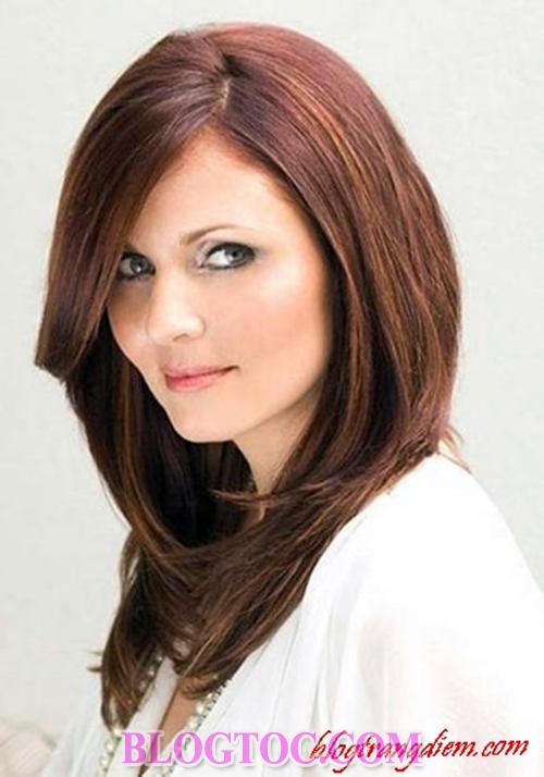 Beautiful hairstyles for the most fashionable slim face today 1