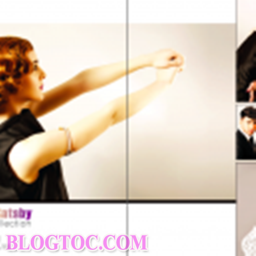 Beautiful short curly hairstyles of the 20s are reviving in collection "THE GREAT GATSBY COLLECTION" 6