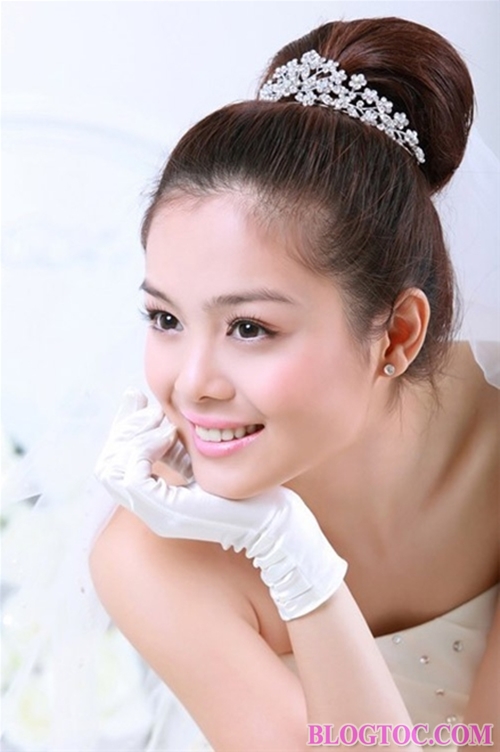 Most beautiful bride hairstyle 2015 wedding season for your girlfriend choose 1